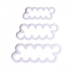 Rose cutter tagliapasta in plastica - pz 3