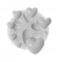 Dekoflex Cuori lisci - silicone mould Plain Hearts
