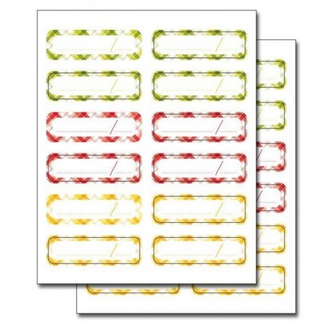Etichette per vasetti set 24 pezzi