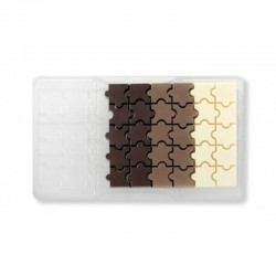 Stampo in PC per cioccolato puzzle