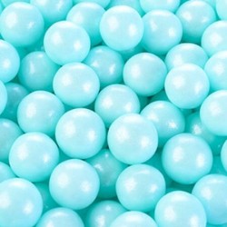 Perle azzurre in zucchero ø mm 9 - 125 g