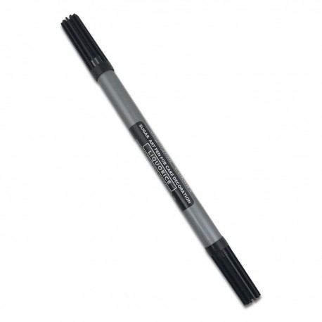 Pennarello bipunta edibile nero