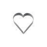 Cuore ø cm 2 formina tagliabiscotti inox