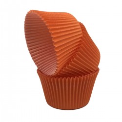 Pirottini muffin e cupcake mm 55 h 42 arancio circa 75 pezzi