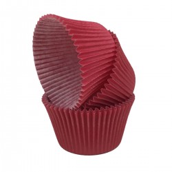 Pirottini muffin e cupcake mm 55 h 42 rosso circa 84 pezzi