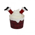 Santa Klaus cupcake kit - 6 