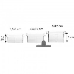 Coppapasta rettangolari set 3 pezzi