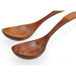 Cucchiaio in legno manico in corda