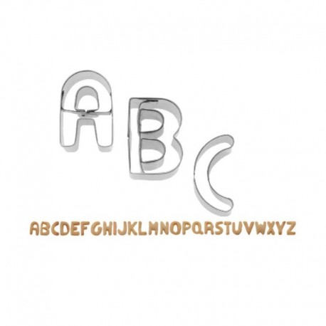 Tagliapasta Lettere Alfabeto inox