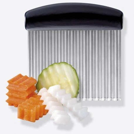 Tagliaverdure ondulato per giardiniera triangle