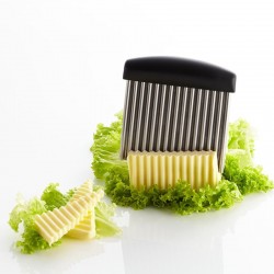 Tagliaverdure ondulato per giardiniera triangle