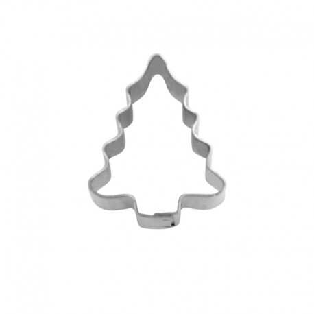 Mini abete di Natale mm 15 tagliabiscotti inox