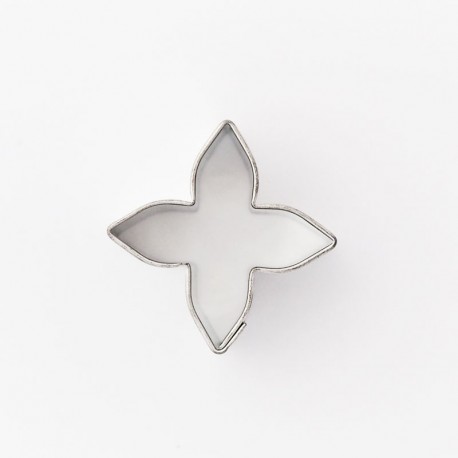 Fiorellino 4 petali ø cm 3 tagliabiscotti inox