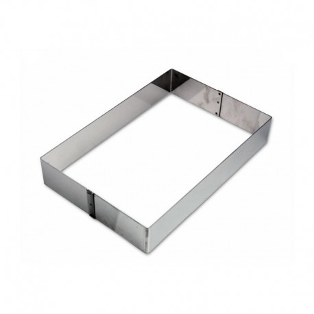 Anello per torte cm 20x30 h 5 - inox