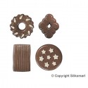 Stampo cioccolato 8 Choco Biscuits EasyChoc Silikomart