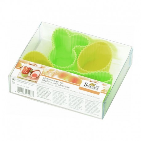 Pirottini in silicone motivi pasquali - 4 pz