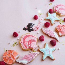 Conchiglia Saint Jacques formina tagliabiscotti inox