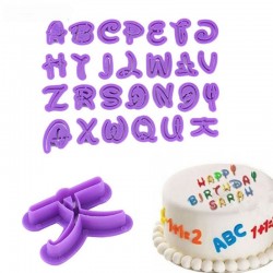 Matrici Lettere alfabeto x decorare e incidere