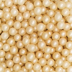 Perle in zucchero bianco perlato ø mm 4 - 150 g