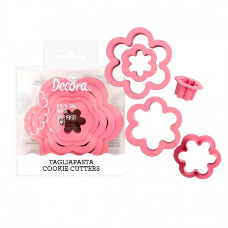 Fiore 6 petali tagliapasta set 6 pezzi
