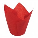 Tulip rosso monouso per muffin ø base cm 5 - 20 pz