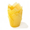 Tulip giallo monouso per muffin ø base cm 5 - 20 pz
