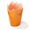 Tulip arancio monouso per muffin ø base cm 5 - 20 pz
