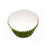 Pirottini in cartoncino da forno green polka dots ø cm 5 -24 pz