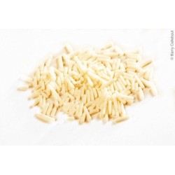 Codette vermicelli white in cioccolato bianco Callebaut