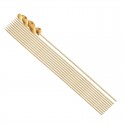 Spiedi in bambù per pane attorcigliato 74 cm - 10 pz