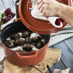 Cocotte in ghisa smaltata cannella ø cm 28 - staub