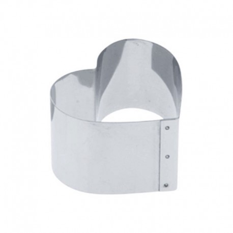 Coppapasta cuore ø cm 7 h mm 45 - inox