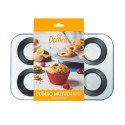 Stampo antiaderente 6 jumbo muffin