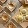 Timbro in legno per ravioli decoro mandala