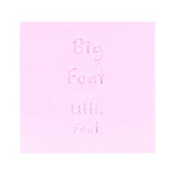 Matrici a pressione lettere alfabeto Fun font xsmall