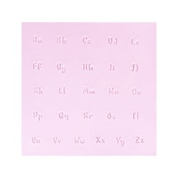 Matrici a pressione lettere alfabeto Fun font xsmall