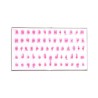 Matrici a pressione lettere alfabeto Fun font xsmall