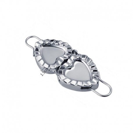 Forma ravioli e fagottini cuore ø cm 7 - inox