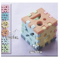 Dekoflex cubo in 3D - silicone mould 3D Cube set