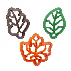 Tagliapasta foglie autunno set 3 pezzi