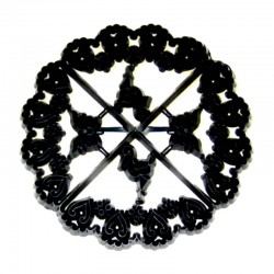 Patchwork cutters Bordura inglese circolare a 4 settori - cm 9