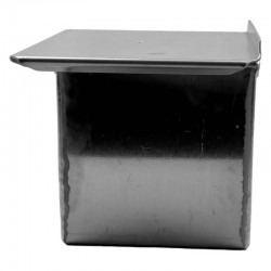 Croissant cubo stampo cassetta cm 10 - alluminio