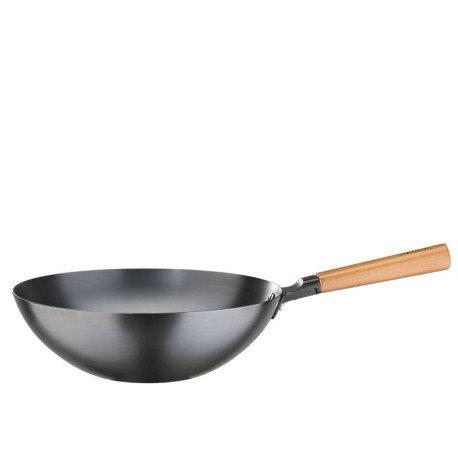 Wok in ferro al carbonio ø cm 30 canton spring