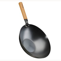 Wok in ferro al carbonio ø cm 30 canton spring