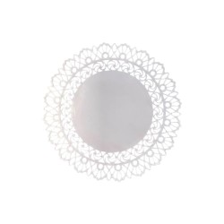 Pizzo bianco sotto pasta ø cm 10 - 50 pz