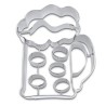 Boccale birra cm 7 formina tagliabiscotti inox