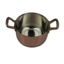 Casseruola bombata 2M ø 16 cm S2 rame lucido SVF