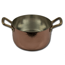 Casseruola bombata 2M ø 18 cm S2 rame lucido SVF