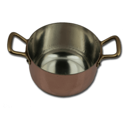 Casseruola bombata 2M ø 18 cm S2 rame lucido SVF