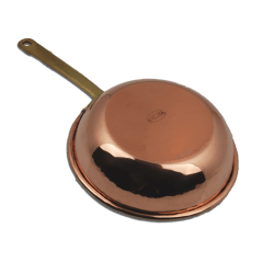 Padella bombata 1M ø 20 cm S1,5 rame lucido SVF